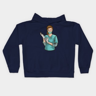 Beautiful Nurse Kids Hoodie